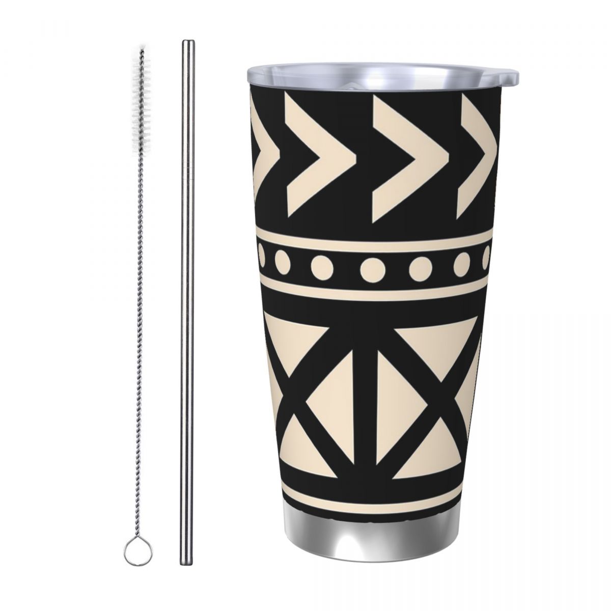 แก้วน้ำสแตนเลสสุญญากาศลายผ้าโค - Tumbler 20Oz White บทวิจารณ์และราคา
