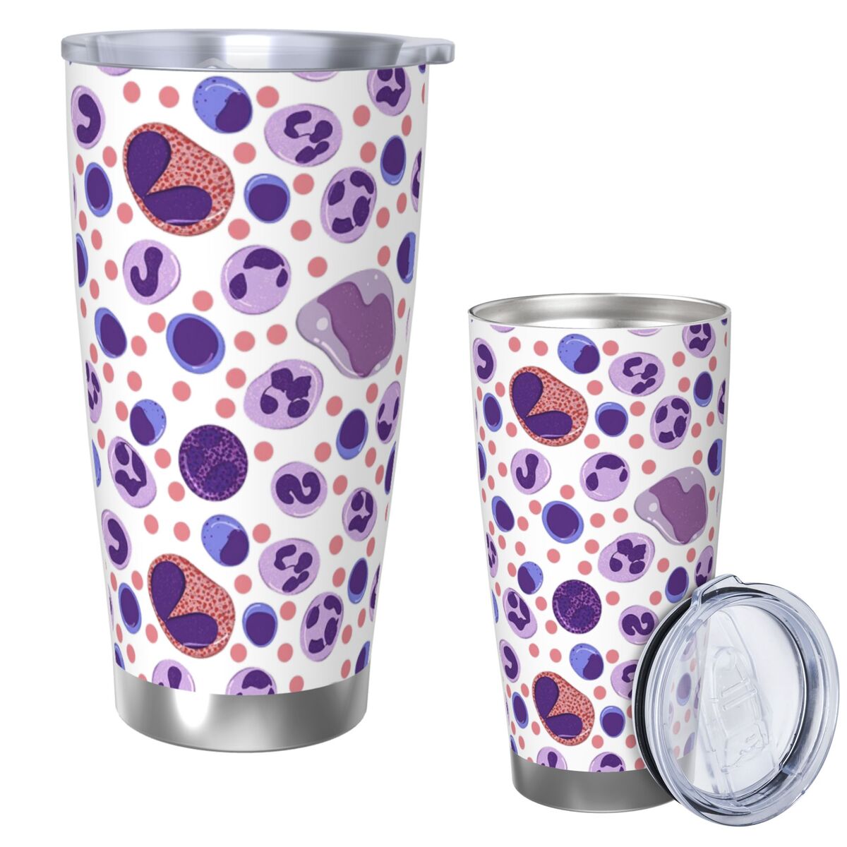 สีขาวขนาดใหญ่รูปแบบเซลล์เม็ดเล - Tumbler 20Oz White บทวิจารณ์และราคา