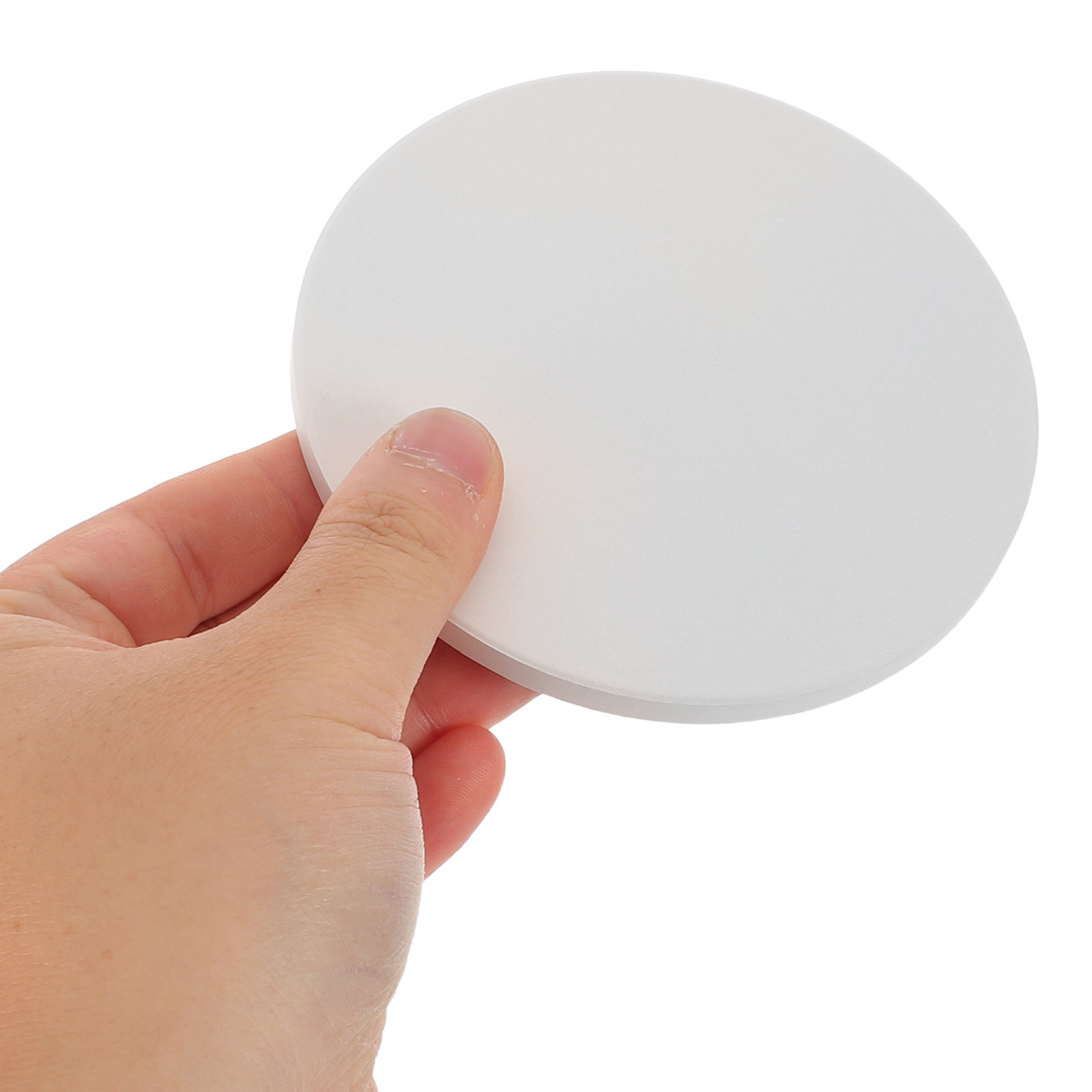 แผ่นรองแก้วเซรามิกสีขาวแบบกลม  - Coaster Sublimation Blank บทวิจารณ์และราคา