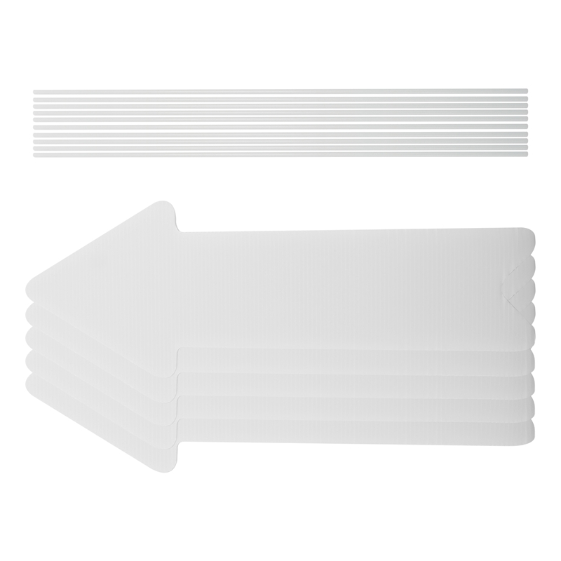 ป้ายบอกทางงานแต่งงานสีขาวเปล่า - Yard Sign Blank บทวิจารณ์และราคา