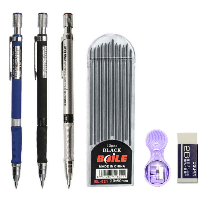 ชุดดินสอ 2.0 มม.2B ดินสออัตโนม - Staedtler Pencil Lumocolor บทวิจารณ์และราคา