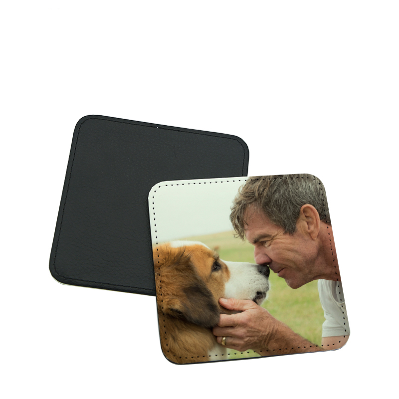 แผ่นรองแก้วหนัง PU สำหรับพิมพ์ - Coaster Sublimation Blank บทวิจารณ์และราคา
