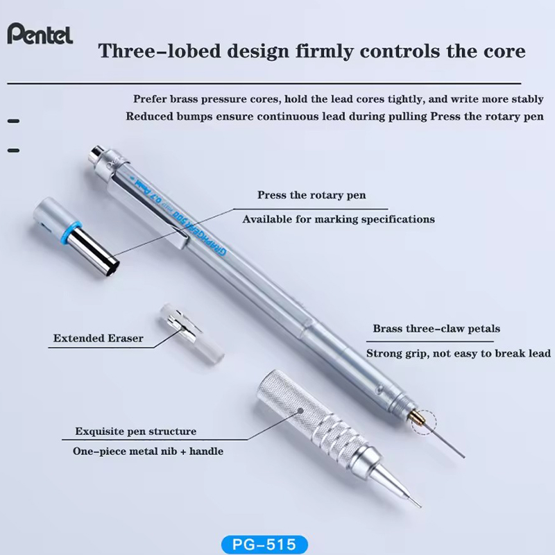 Pentel ดินสอ GraphGear 500 Non - Pentel Pen Energel บทวิจารณ์และราคา