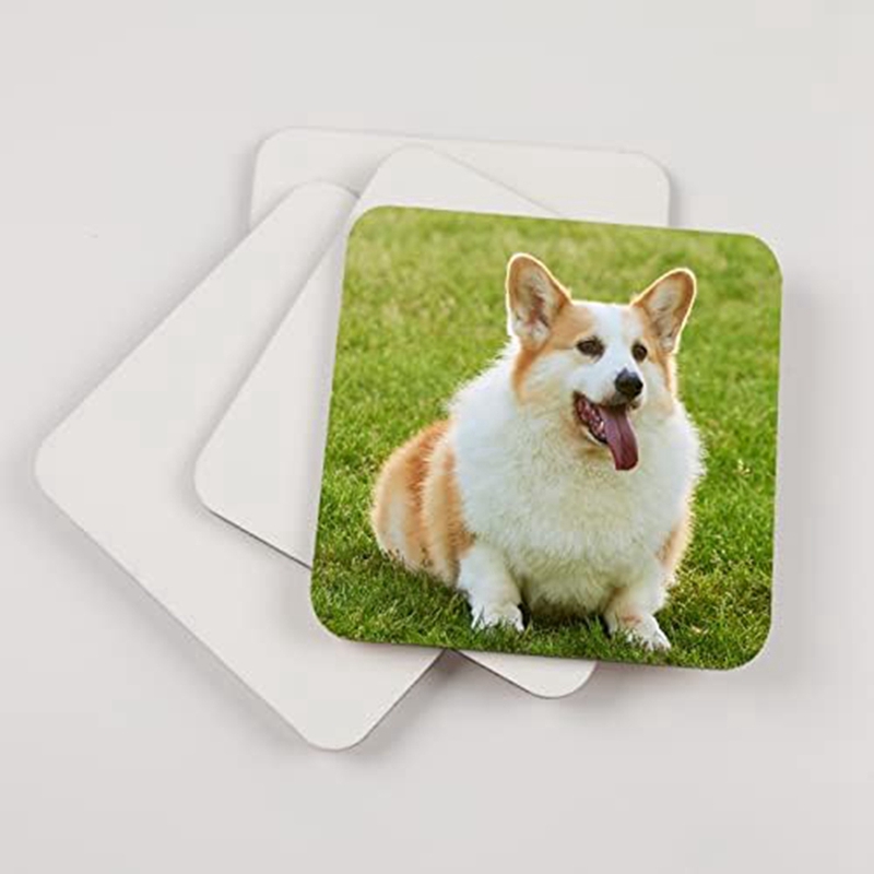 แผ่นรองแก้วสี่เหลี่ยมสำหรับงาน - Coaster Sublimation Blank บทวิจารณ์และราคา
