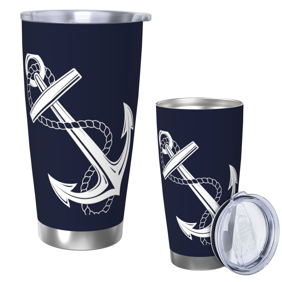 แก้วน้ำสแตนเลสสตีลสีขาวและกรมท - Tumbler 20Oz White บทวิจารณ์และราคา